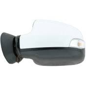 آینه پرستیژ برقی چپ سفید راهنمادار ال 90 - ساندرو